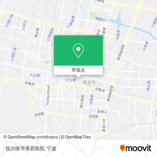 悦尔医学美容医院地图