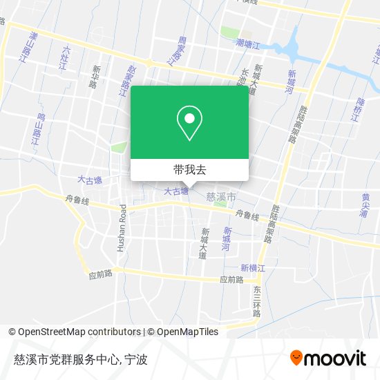 慈溪市党群服务中心地图