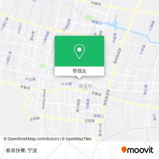 春泉快餐地图