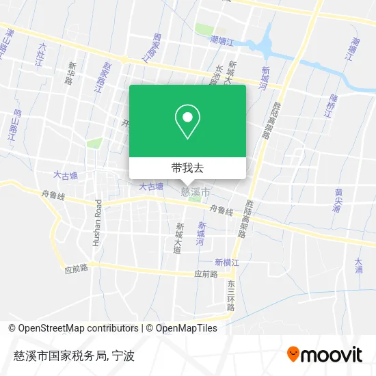 慈溪市国家税务局地图