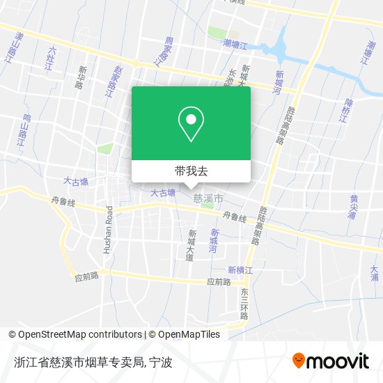 浙江省慈溪市烟草专卖局地图