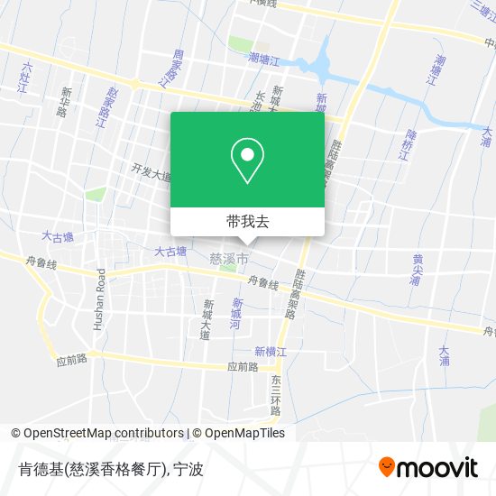 肯德基(慈溪香格餐厅)地图