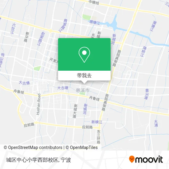 城区中心小学西部校区地图