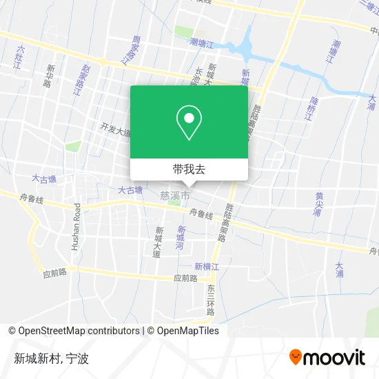 新城新村地图