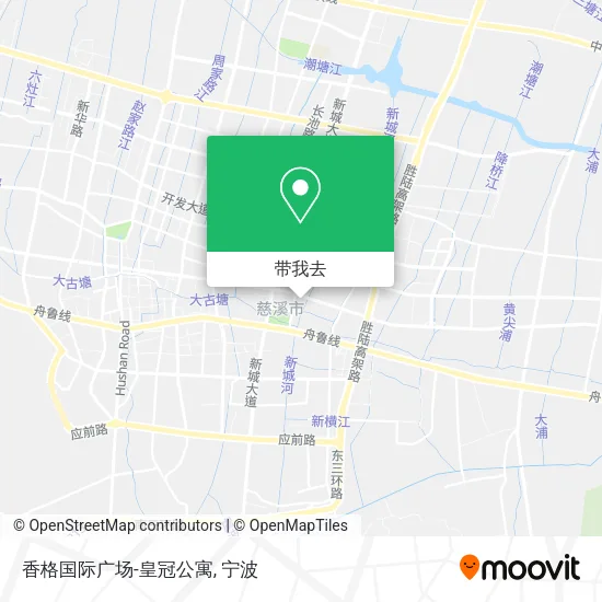 香格国际广场-皇冠公寓地图