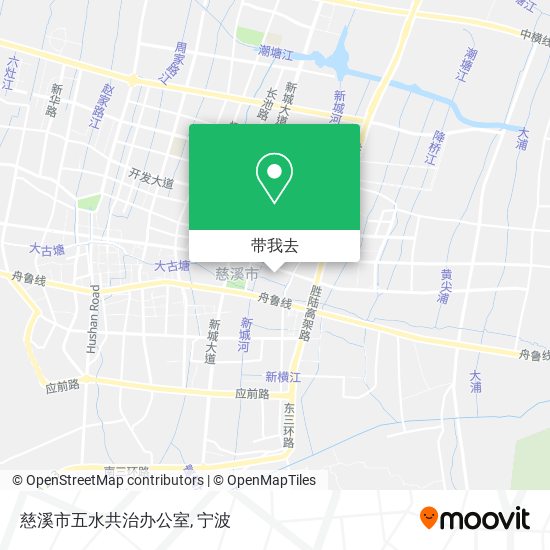 慈溪市五水共治办公室地图