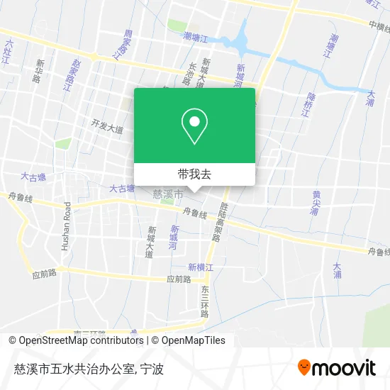 慈溪市五水共治办公室地图