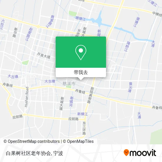 白果树社区老年协会地图