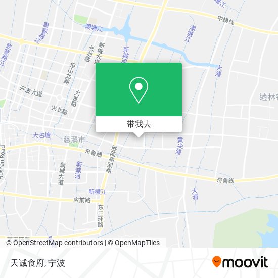 天诚食府地图