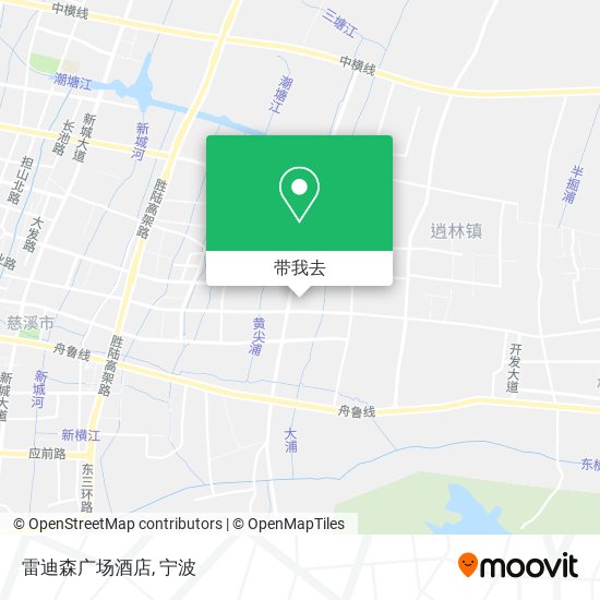 雷迪森广场酒店地图