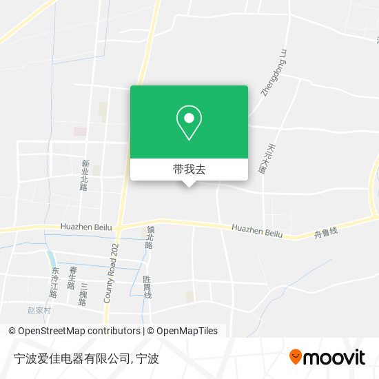 宁波爱佳电器有限公司地图