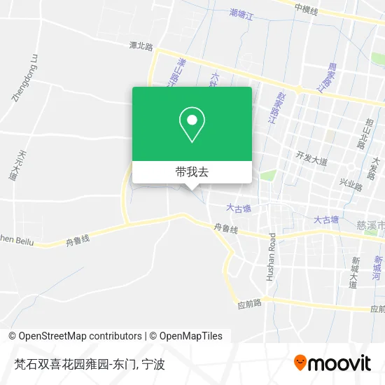 梵石双喜花园雍园-东门地图