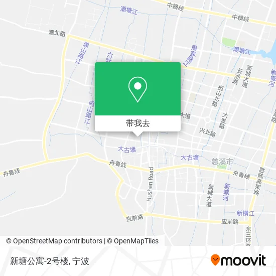 新塘公寓-2号楼地图
