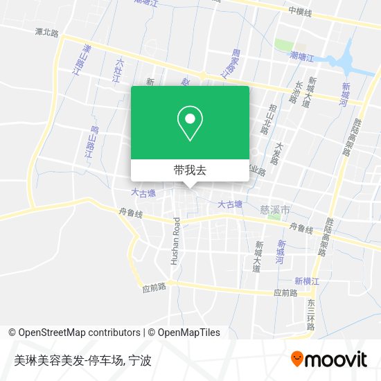 美琳美容美发-停车场地图