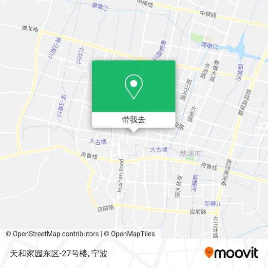 天和家园东区-27号楼地图