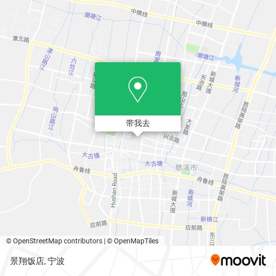 景翔饭店地图