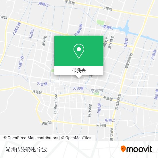 湖州传统馄饨地图