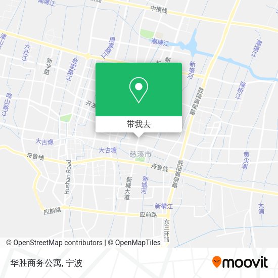 华胜商务公寓地图