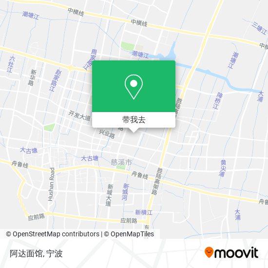 阿达面馆地图