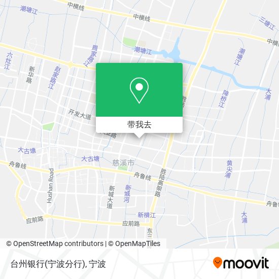 台州银行(宁波分行)地图