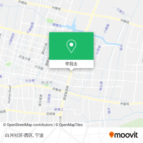 白河社区-西区地图