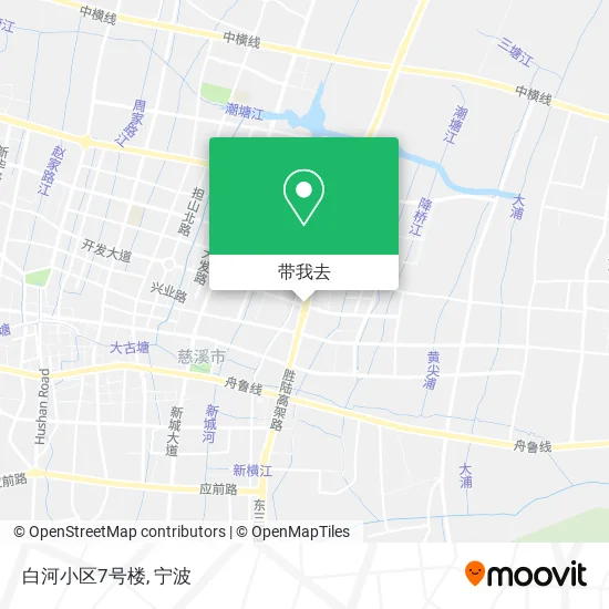 白河小区7号楼地图