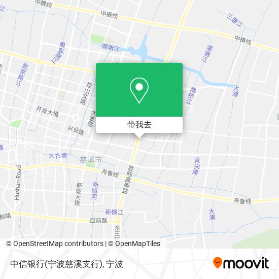 中信银行(宁波慈溪支行)地图