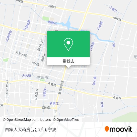 自家人大药房(启点店)地图