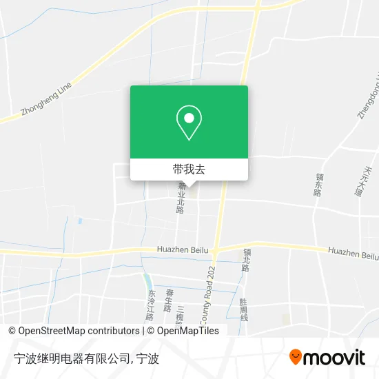 宁波继明电器有限公司地图