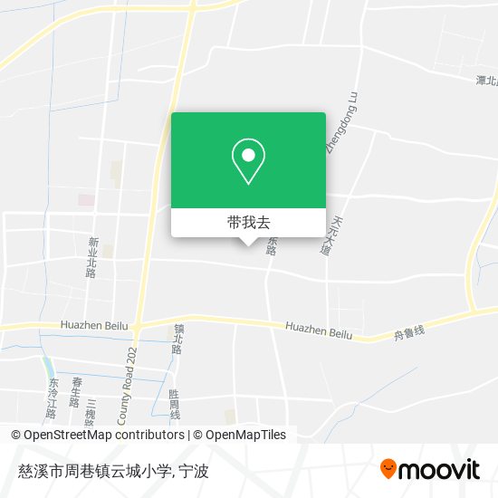 慈溪市周巷镇云城小学地图