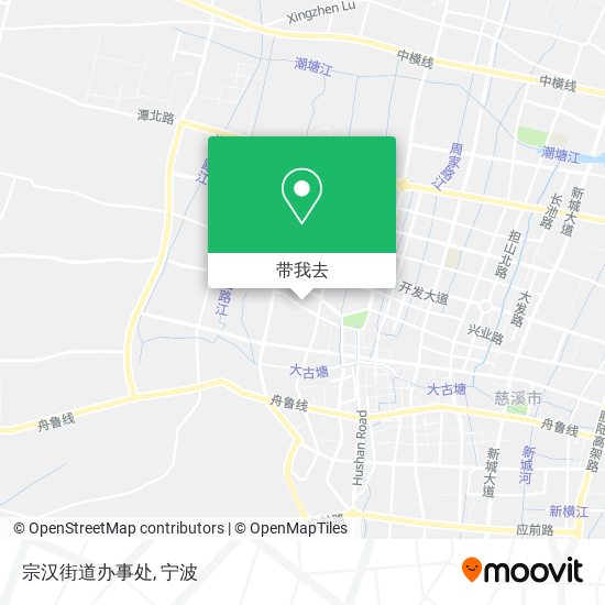 宗汉街道办事处地图