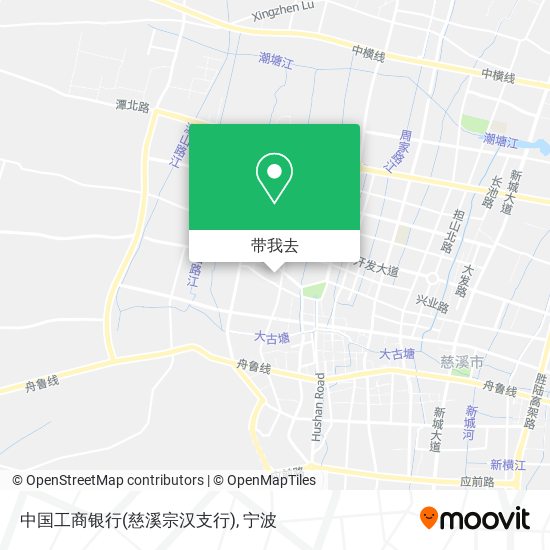 中国工商银行(慈溪宗汉支行)地图