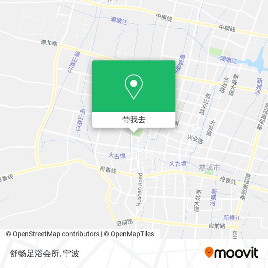 舒畅足浴会所地图