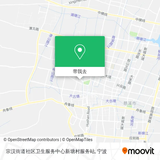 宗汉街道社区卫生服务中心新塘村服务站地图