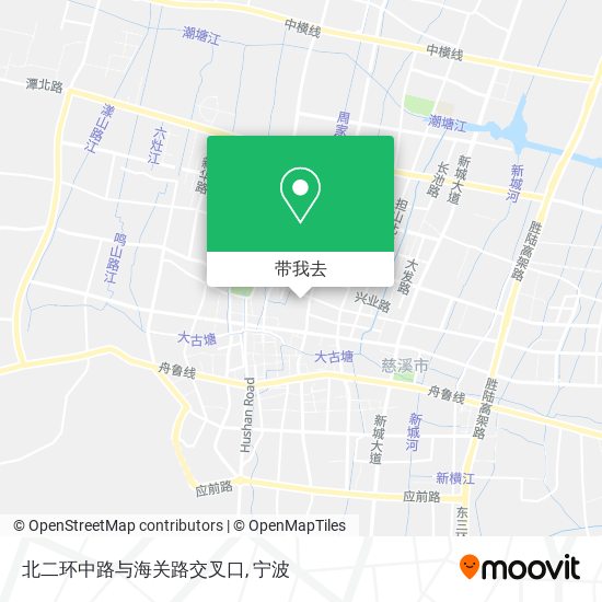 北二环中路与海关路交叉口地图