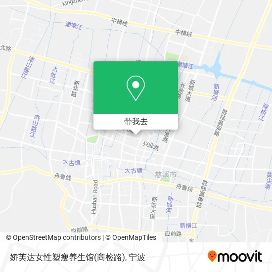 娇芙达女性塑瘦养生馆(商检路)地图
