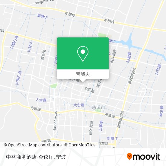 中益商务酒店-会议厅地图