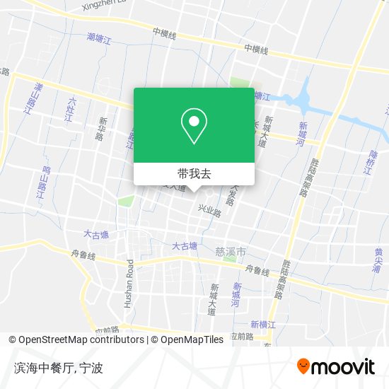 滨海中餐厅地图
