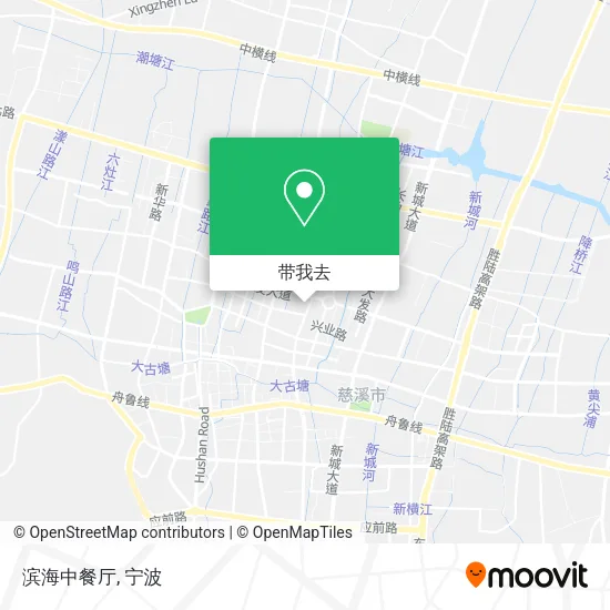 滨海中餐厅地图