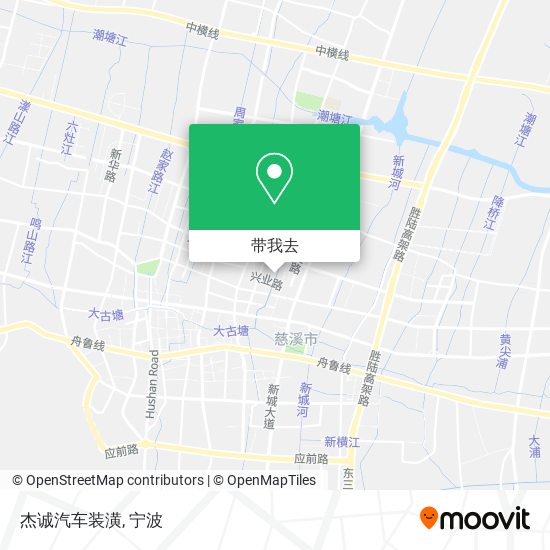杰诚汽车装潢地图