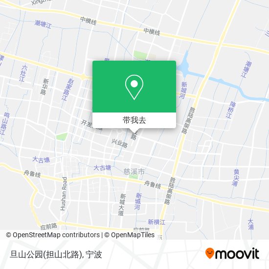 旦山公园(担山北路)地图