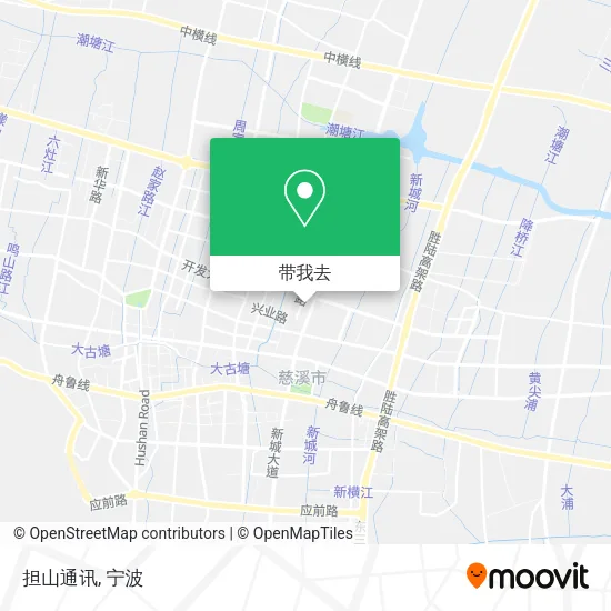担山通讯地图