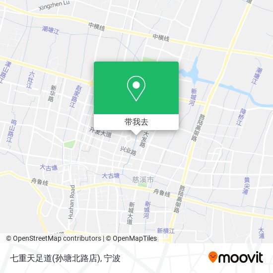 七重天足道(孙塘北路店)地图