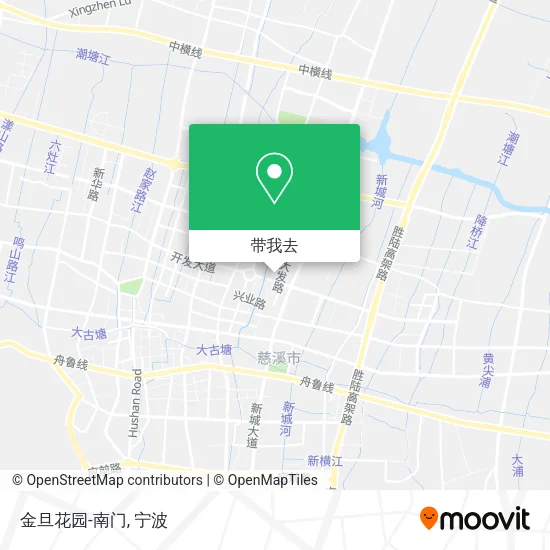 金旦花园-南门地图