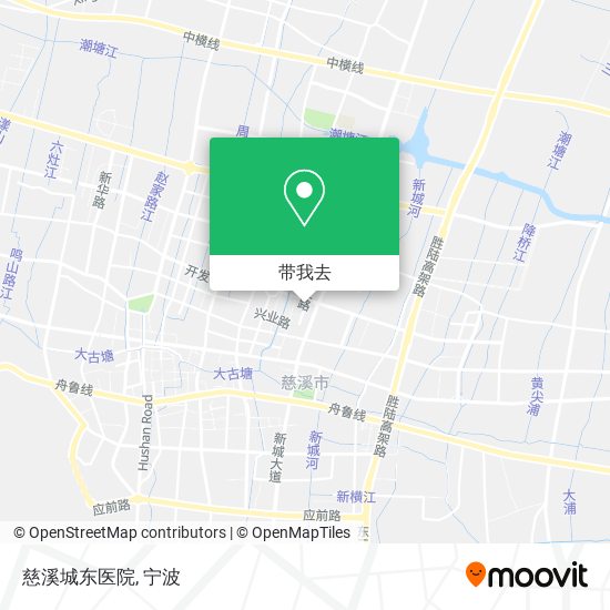 慈溪城东医院地图