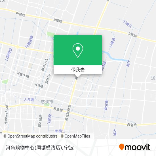 河角购物中心(周塘横路店)地图