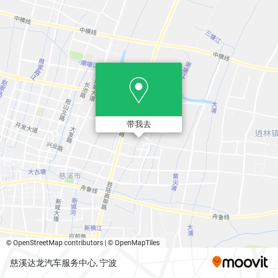 慈溪达龙汽车服务中心地图