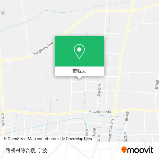 路桥村综合楼地图