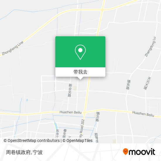 周巷镇政府地图