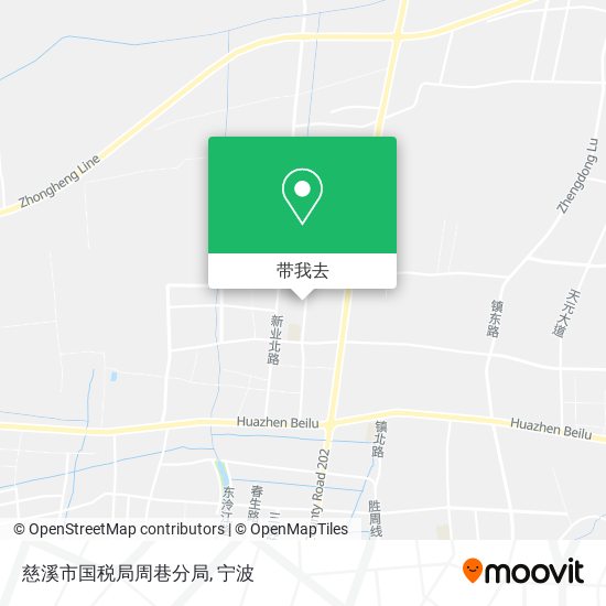 慈溪市国税局周巷分局地图